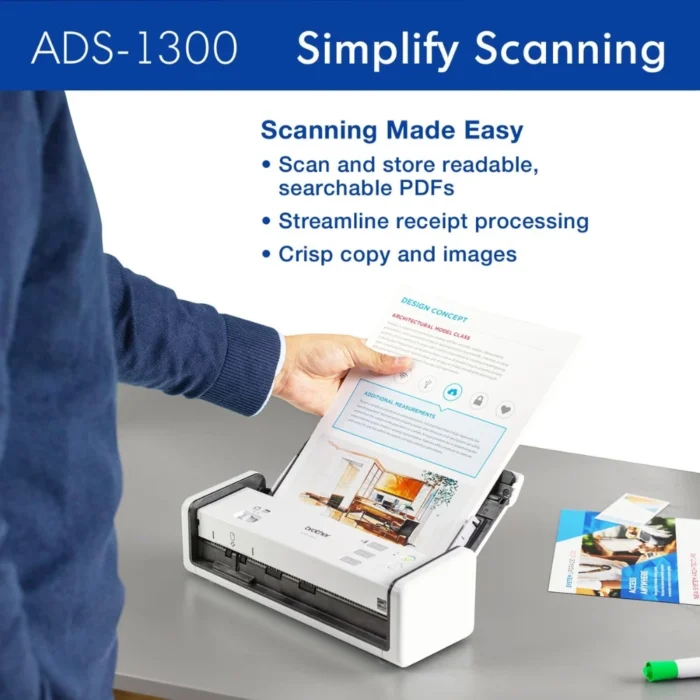 BROTHER-ADS-1300-Scanner-2 BROTHER Scanner เครื่องสแกน ADS-1300