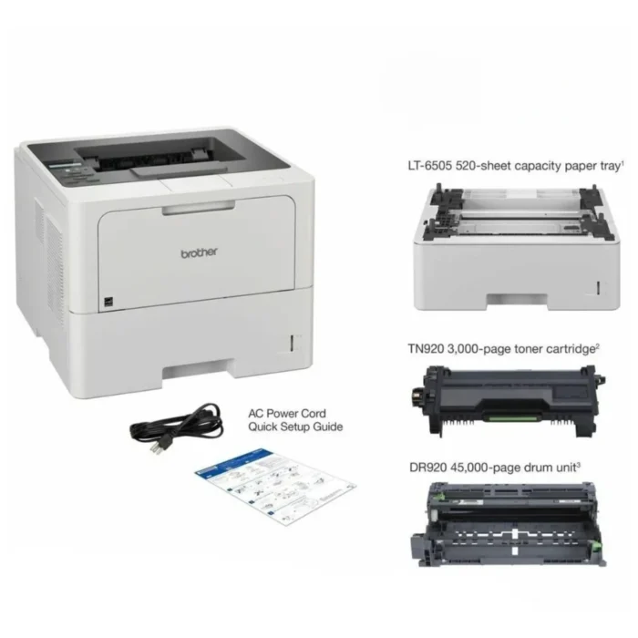 BROTHER-Laser-HL-L6210DW-4 BROTHER MONO Laser PRINTER เครื่องพิมพ์เลเซอร์สีดำ BTH-HL-L6210DW