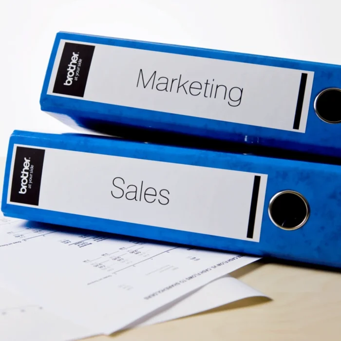 Brother-DK-22205-4 BROTHER เทปกระดาษต่อเนื่องพื้นขาว ขนาด 12 มม. DK-22214 (ชนิดม้วน)