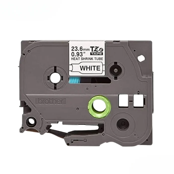 Brother-HSE-251-2 BROTHER เทปพิมพ์อักษรสีดำ พื้นขาว ขนาด 23.6 มม. HSE-251 (เทปแบบท่อหด)