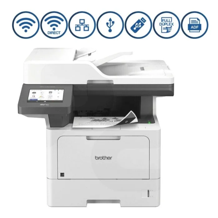 BROTHER Mono Multi function PRINTER เครื่องพิมพ์เลเซอร์สีดำ MFC-L5915DW