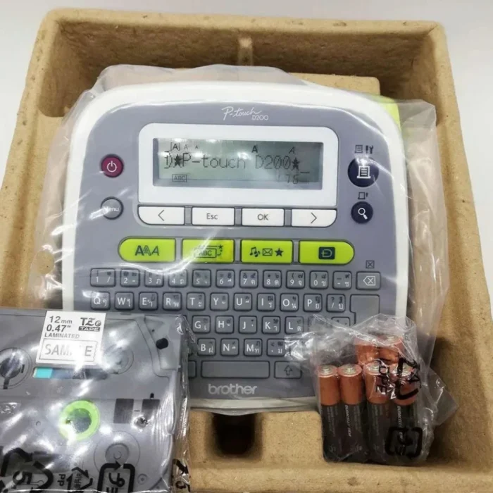BROTHER เครื่องพิมพ์ฉลาก เครื่องปริ้นสติ๊กเกอร์ PT-D200