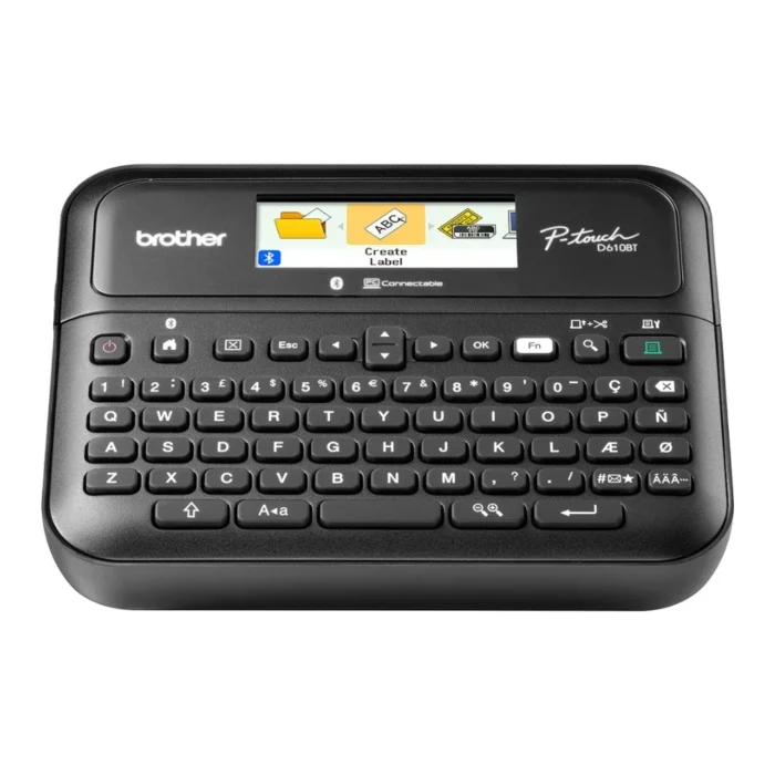 BROTHER เครื่องพิมพ์ฉลาก เครื่องปริ้นสติ๊กเกอร์ PT-D610BT