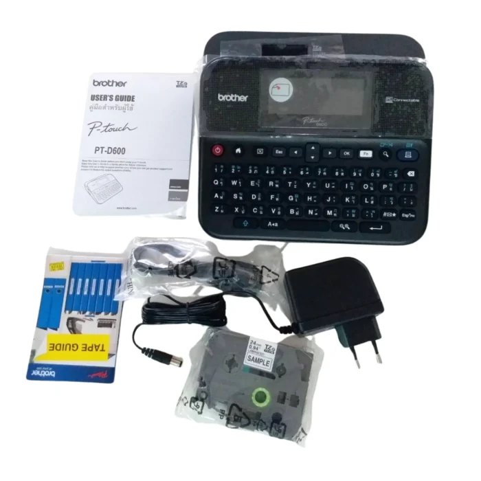 BROTHER เครื่องพิมพ์ฉลาก เครื่องปริ้นสติ๊กเกอร์ PT-D610BT