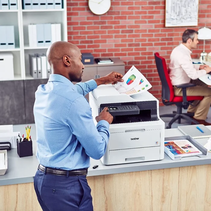 BROTHER Toner Laser ตลับหมึกพิมพ์เลเซอร์สีชมพู TN-263M (ฺMagenta)