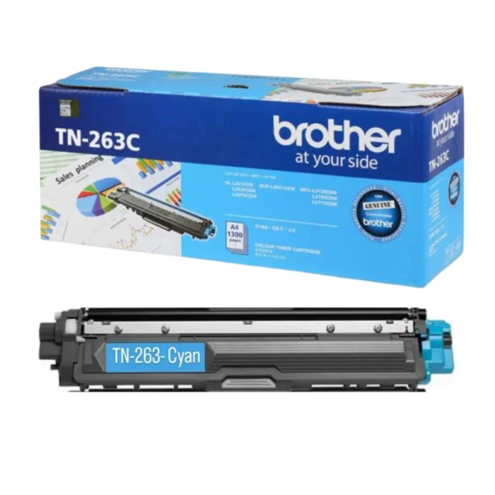 BROTHER Toner Laser ตลับหมึกพิมพ์เลเซอร์สีฟ้า TN-263C (ฺBlue)