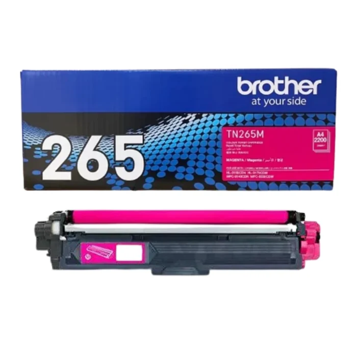 BROTHER Toner Laser ตลับหมึกพิมพ์เลเซอร์สีชมพู TN-265M (ฺMagenta)