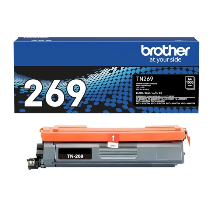 Brother-TN-269BK BROTHER Toner Laser ตลับหมึกพิมพ์เลเซอร์สีดำ TN-269BK (ฺBlack)