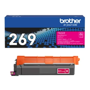 BROTHER Toner Laser ตลับหมึกพิมพ์เลเซอร์สีชมพู TN-269M (ฺMagenta)