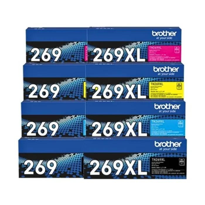 Brother-TN-269XL-box BROTHER Toner Laser ตลับหมึกพิมพ์เลเซอร์สีเหลือง TN-269XLY (ฺYellow)