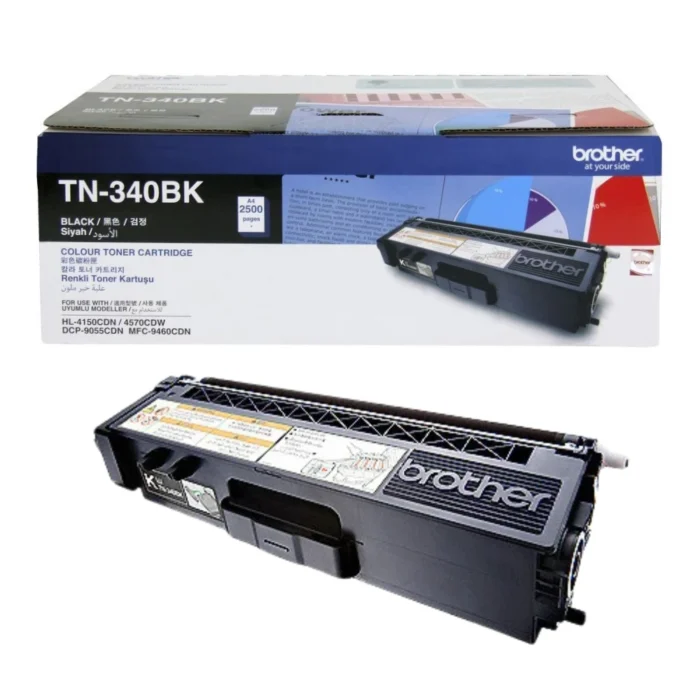 Brother-TN-340BK-1 BROTHER Toner Laser ตลับหมึกพิมพ์เลเซอร์สีดำ TN-340BK (ฺBlack)
