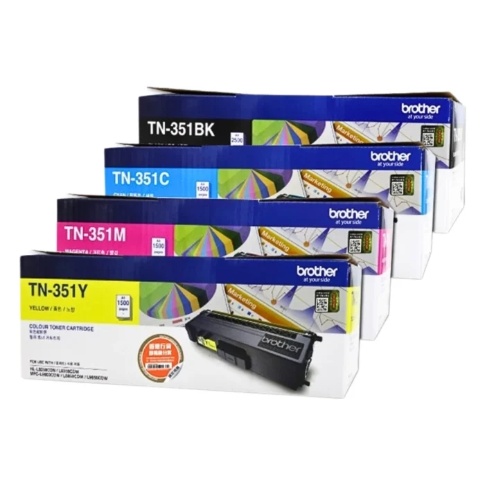 BROTHER Toner Laser ตลับหมึกพิมพ์เลเซอร์สีเหลือง TN-351Y (ฺYellow)