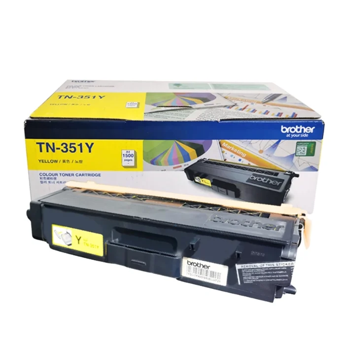BROTHER Toner Laser ตลับหมึกพิมพ์เลเซอร์สีเหลือง TN-351Y (ฺYellow)