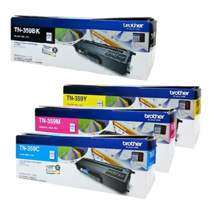 Brother-TN-359-box BROTHER Toner Laser ตลับหมึกพิมพ์เลเซอร์สีฟ้า TN-359C (ฺBlue)