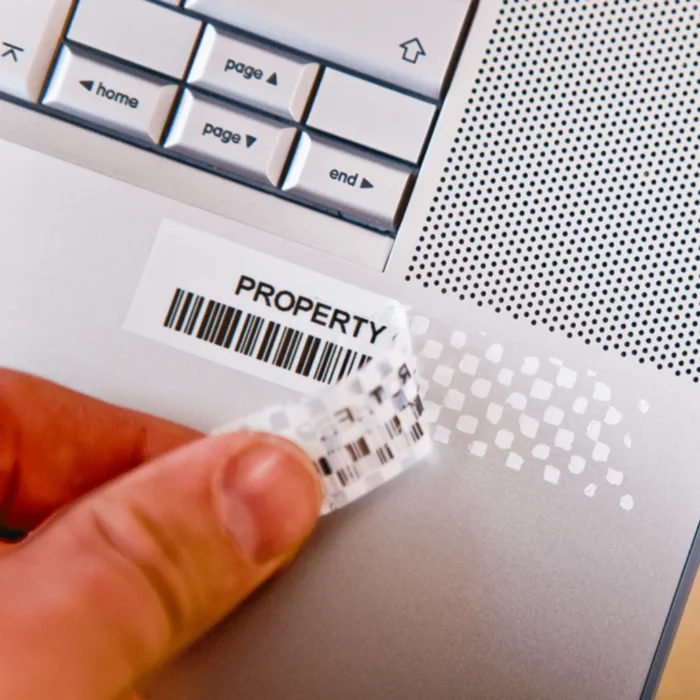 BROTHER เทปพิมพ์อักษรสีดำ พื้นขาว ขนาด 24 มม. TZE-251