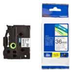 Brother-TZE-261-1 BROTHER เทปพิมพ์อักษรสีดำ พื้นขาว ขนาด 36 มม. TZE-261