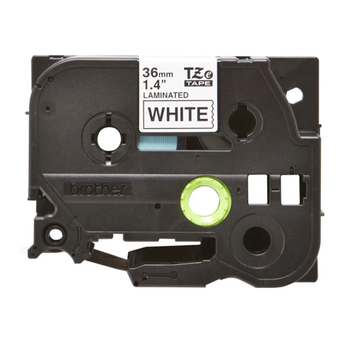 Brother-TZE-261-2 BROTHER เทปพิมพ์อักษรสีดำ พื้นขาว ขนาด 36 มม. TZE-261