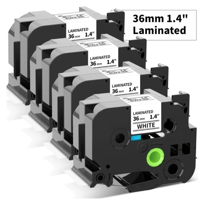 Brother-TZE-261-3 BROTHER เทปพิมพ์อักษรสีดำ พื้นขาว ขนาด 36 มม. TZE-261