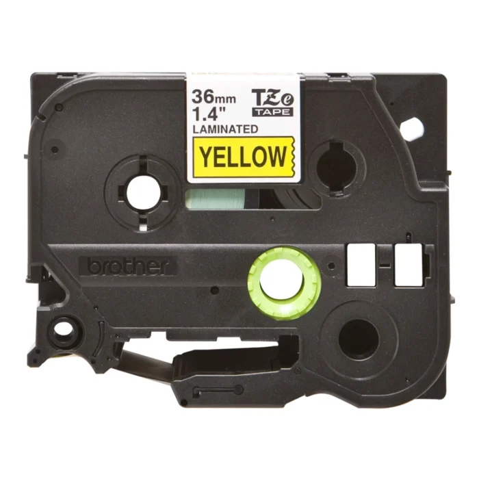 Brother-TZE-661-2 BROTHER เทปพิมพ์อักษรสีดำ พื้นเหลือง ขนาด 36 มม. TZE-661