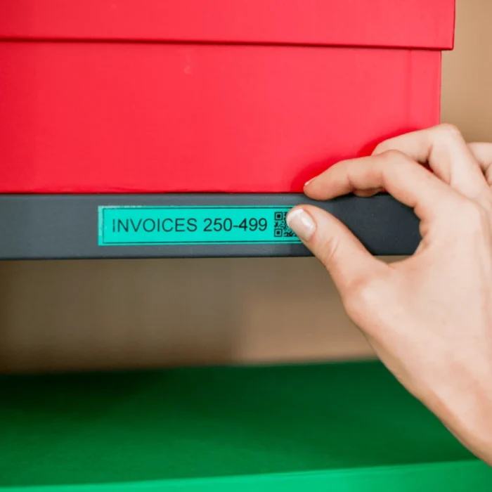 BROTHER เทปพิมพ์อักษรสีดำ พื้นเขียว ขนาด 24 มม. TZE-751