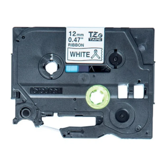 BROTHER เทปพิมพ์อักษรสีดำ พื้นขาว ขนาด 12 มม. TZE-R231 (เทปริบบิ้น)