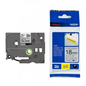 BROTHER เทปพิมพ์อักษรสีดำ พื้นเหลือง ขนาด 18 มม. TZE-SM941 (ชนิดติดแน่นพิเศษ)