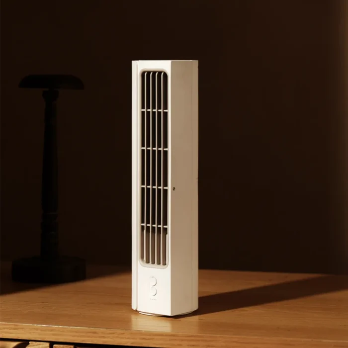 AISOLOVE F9 Tower Fan พัดลมตั้งโต๊ะทรงทาวเวอร์ สีชมพู