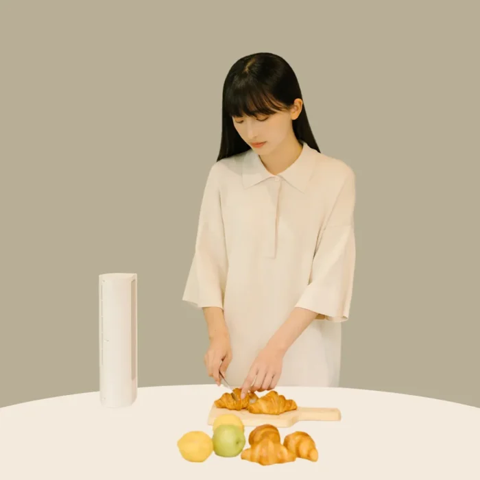 AISOLOVE F9 Tower Fan พัดลมตั้งโต๊ะทรงทาวเวอร์ สีขาว