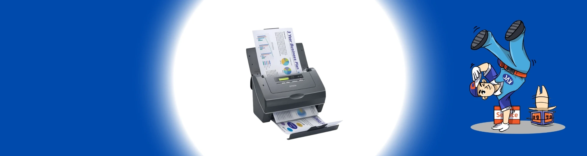 เครื่องสแกนเอกสาร เควีซี คอมพิวเตอร์