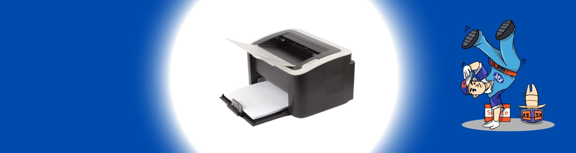 เครื่องปริ้นเลเซอร์สีขาว-ดำ เควีซี คอมพิวเตอร์