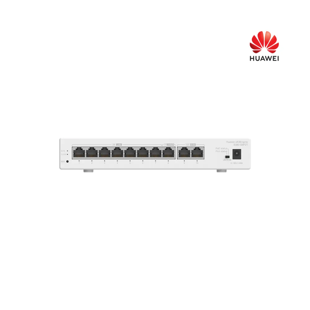 huawei-datacom-s380-s8p2t-router-8-port-gigabit-poe-1 HUAWEI DATACOM S380-S8P2T Router 8 Port Gigabit PoE+ - เราเตอร์อัจฉริยะสำหรับเครือข่ายธุรกิจ