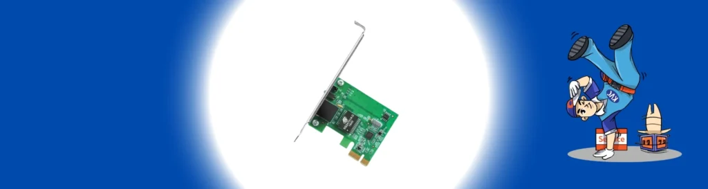 LAN Card (การ์ดแลน) สำหรับเชื่อมต่อเครือข่ายมีสาย ความเร็วสูง สต๊อกล่าสุด %currentyear% จากร้านเควีซี คอมพิวเตอร์