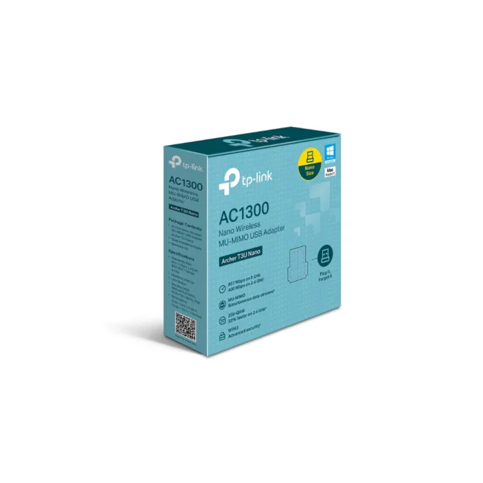 tp-link-archer-t3u-nano-wireless-usb-adapter-ac1300-4 TP-LINK (Archer T3U Nano) อะแดปเตอร์ USB Wi-Fi AC1300 Dual Band