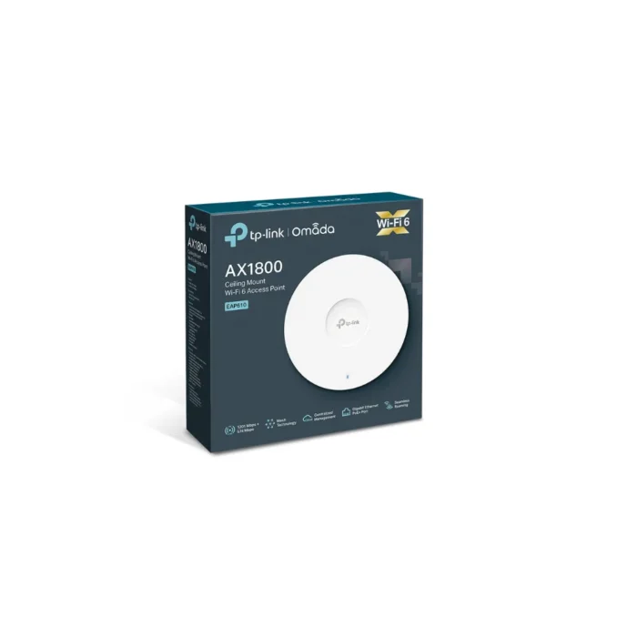 TP-LINK (EAP610) Access Point Wireless AX1800 Dual Band Gigabit Wi-Fi 6