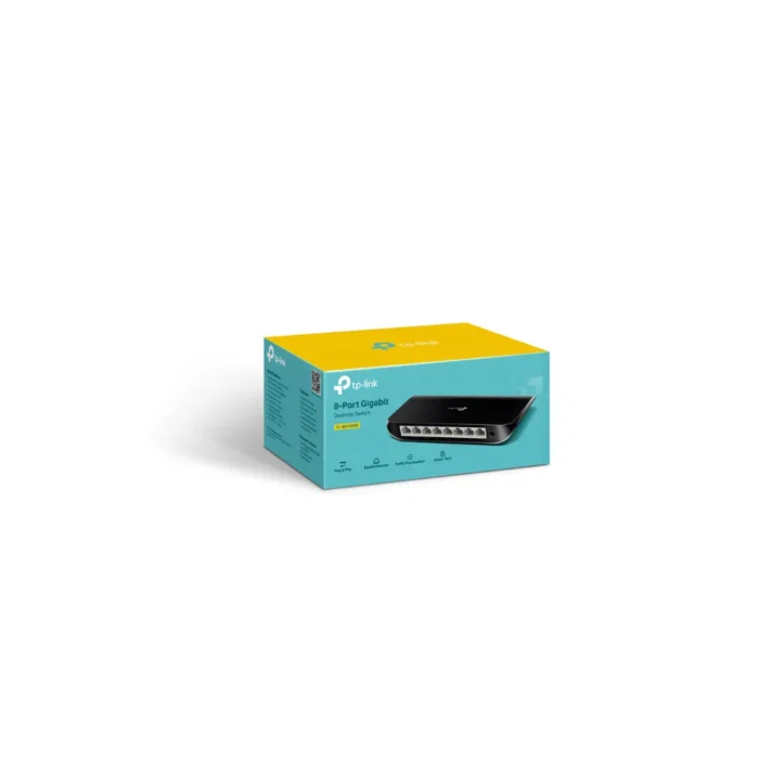 TP-LINK (TL-SG1008D) 8 Port (7") Gigabit Switching Hub
