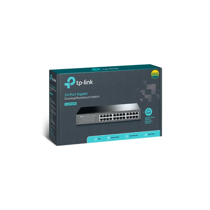 TP-LINK (TL-SG1024D) Gigabit Switching Hub 24 Port