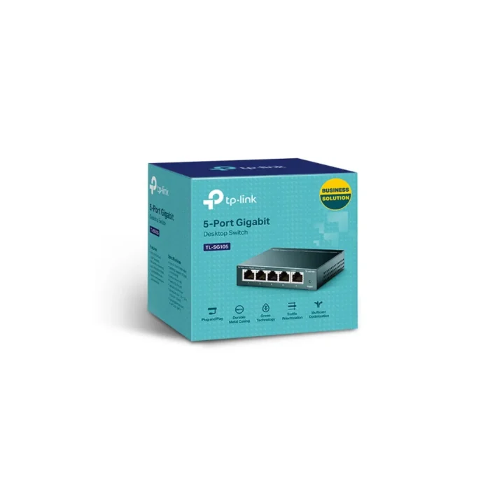 TP-LINK (TL-SG105) 5 Port Gigabit Switching Hub