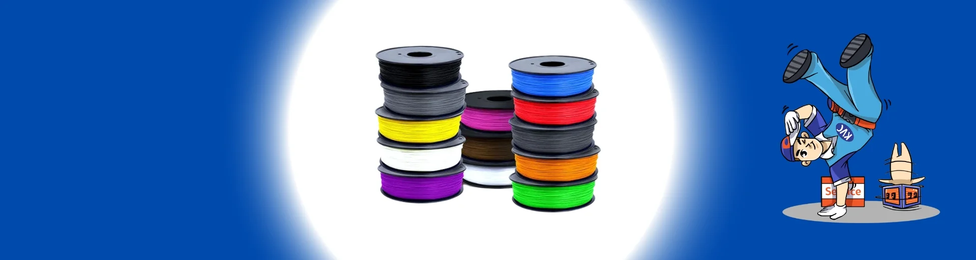 เส้นพลาสติก 3D สต๊อกใหม่ %currentyear% มีทุกรุ่น และทุกสีให้เลือก | เควีซี คอมพิวเตอร์