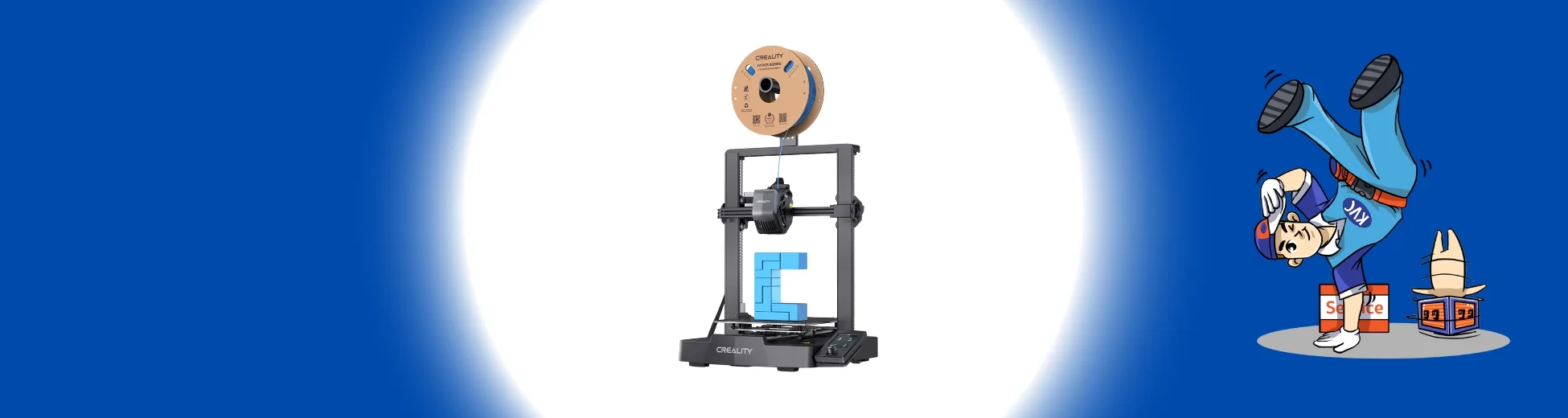 เครื่องพิมพ์ 3 มิติ พร้อมหน้าจอควบคุมและฐานพิมพ์ สต๊อกใหม่ %currentyear% | เควีซี คอมพิวเตอร์