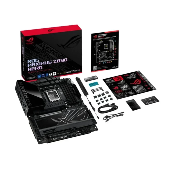 ASUS ASU-MB1ID0-M0UAY0 02 เมนบอร์ด ASUS ROG MAXIMUS Z890 HERO D5 Mainboard