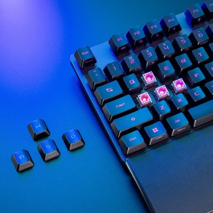 คีย์บอร์ดเกมมิ่ง สีดำ ภาษาไทย ASUS ROG Strix Scope II RX Red KB Black Keyboard (กดลื่นจังหวะเดียวและเงียบ)