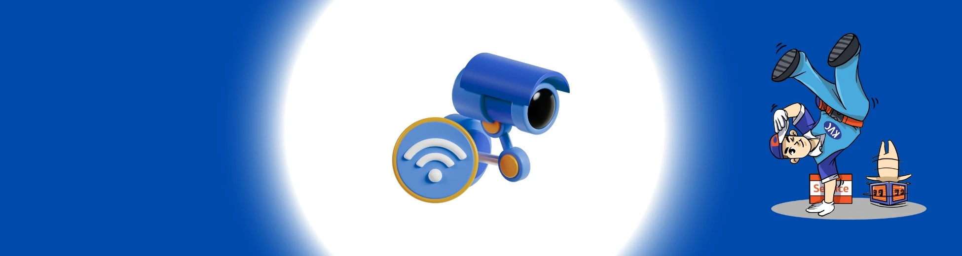 กล้องวงจรปิดสีน้ำเงิน หมวดหมู่สินค้า ร้านเควีซี คอมพิวเตอร์