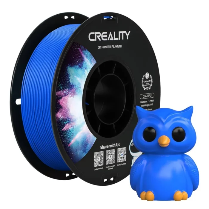 เส้นพลาสติก 3D สีฟ้า Creality CR-TPU Blue 1.75mm 1KG