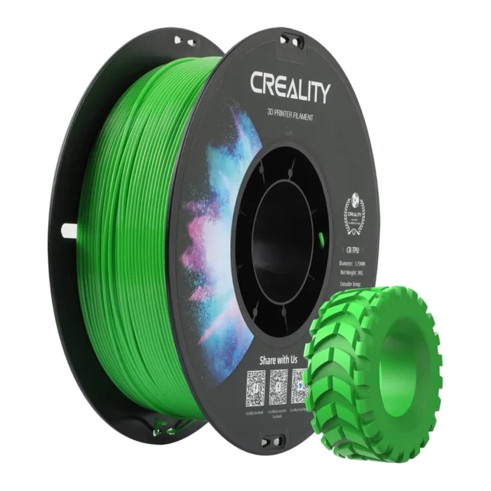 CR-TPU-Green-1.75mm-1KG-01 เส้นพลาสติก 3D สีเขียว Creality CR-TPU Green 1.75mm 1KG