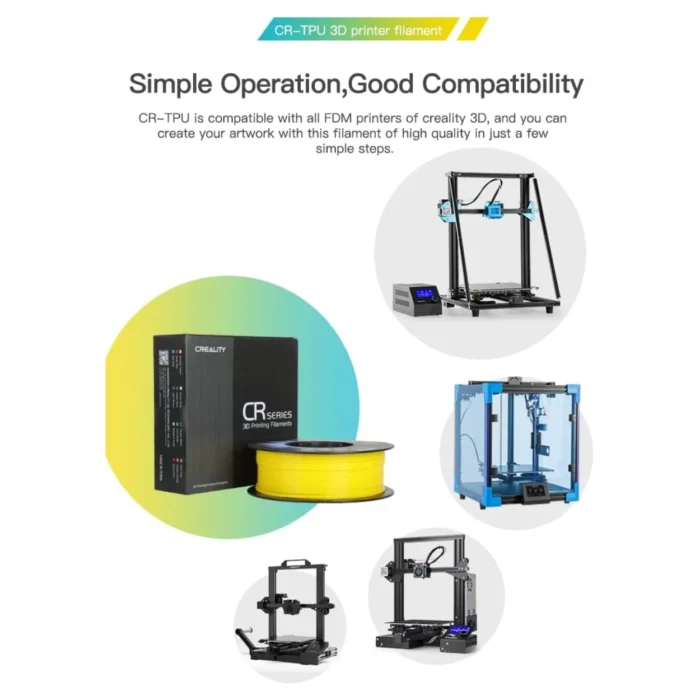 เส้นพลาสติก 3D สีฟ้า Creality CR-TPU Blue 1.75mm 1KG