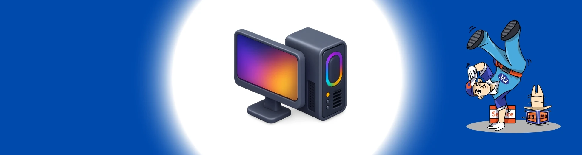 รูปภาพคอมพิวเตอร์ตั้งโต๊ะและเซิร์ฟเวอร์ หมวดหมู่สินค้า ร้านเควีซี คอมพิวเตอร์