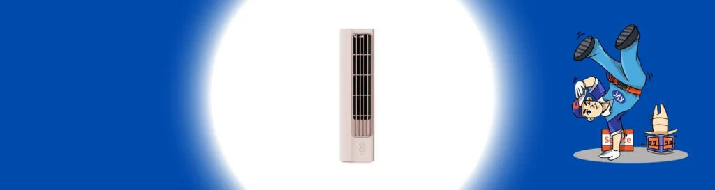 พัดลมตั้งโต๊ะ ทรงทาวเวอร์ พัดลมตั้งโต๊ะ (Desk Fan) ดีไซน์สวย เย็นสบาย คลายร้อน สต๊อกล่าสุด %currentyear% จากร้านเควีซี คอมพิวเตอร์