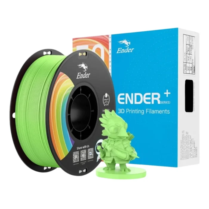 Ender-PLA-Filament-1.75mm-1KG-APPLEGREEN-03 เส้นพลาสติก 3D สีเขียวแอปเปิ้ล Creality Ender-PLA+ Filament 1.75mm 1KG Appgreen