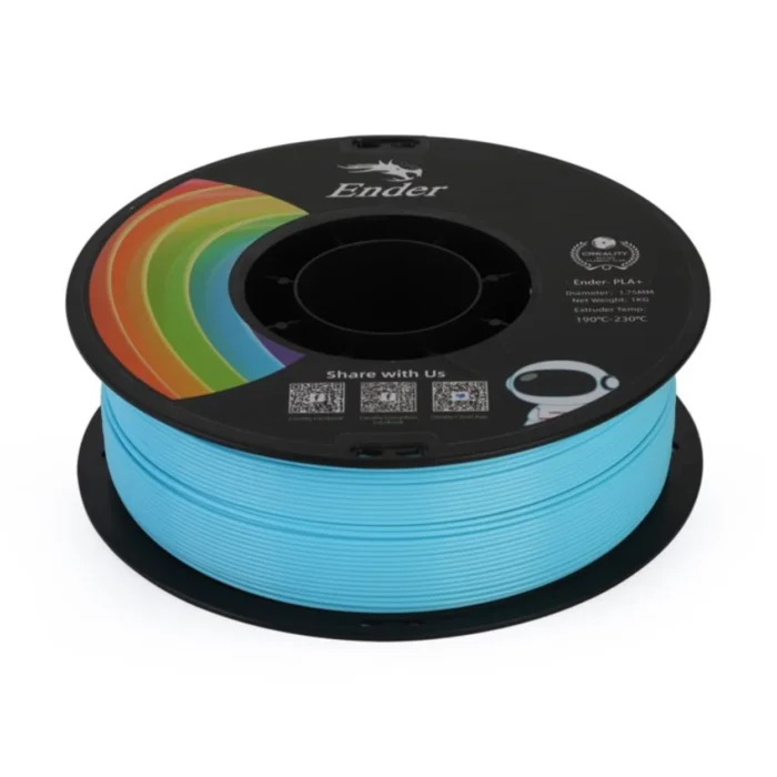 เส้นพลาสติก 3D สีฟ้า Creality Ender-PLA+ Filament 1.75mm 1KG Blue