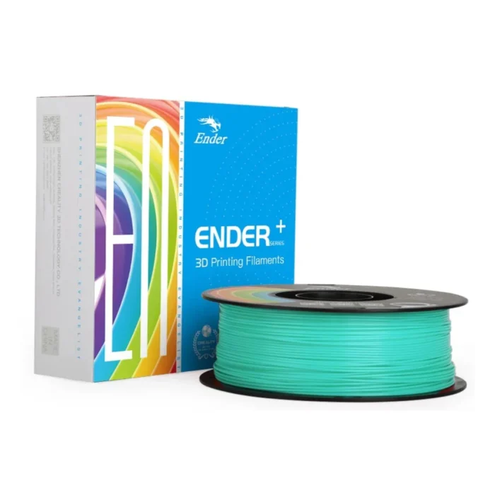 เส้นพลาสติก 3D สีเขียวสดใส Creality Ender-PLA+ Filament 1.75mm 1KG Jade